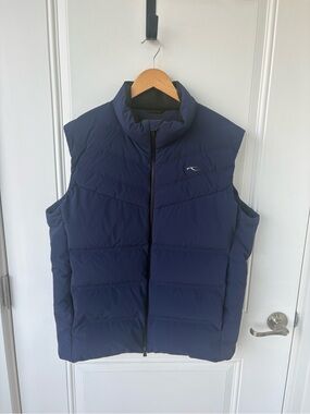 Navy KJUS Men's Corviglia Down Vest